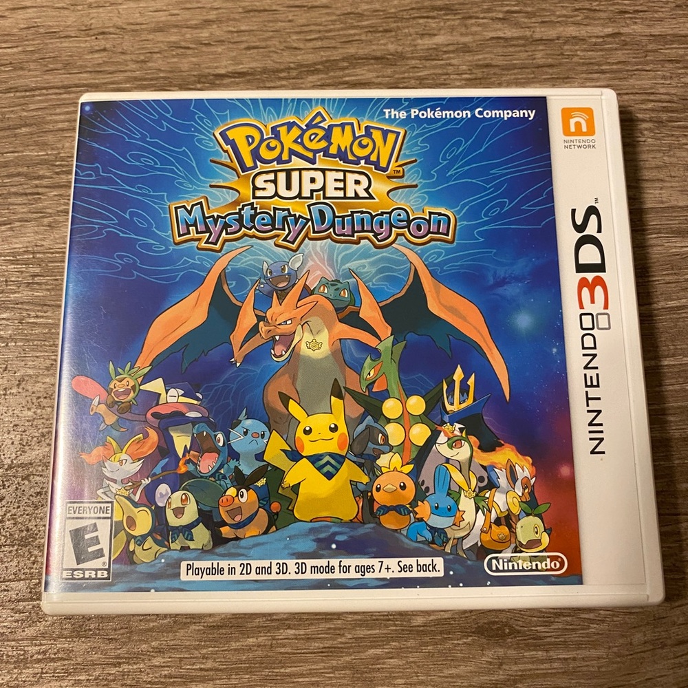 Pokémon Super Mystery Dungeon Nintendo 3DS Game and Case